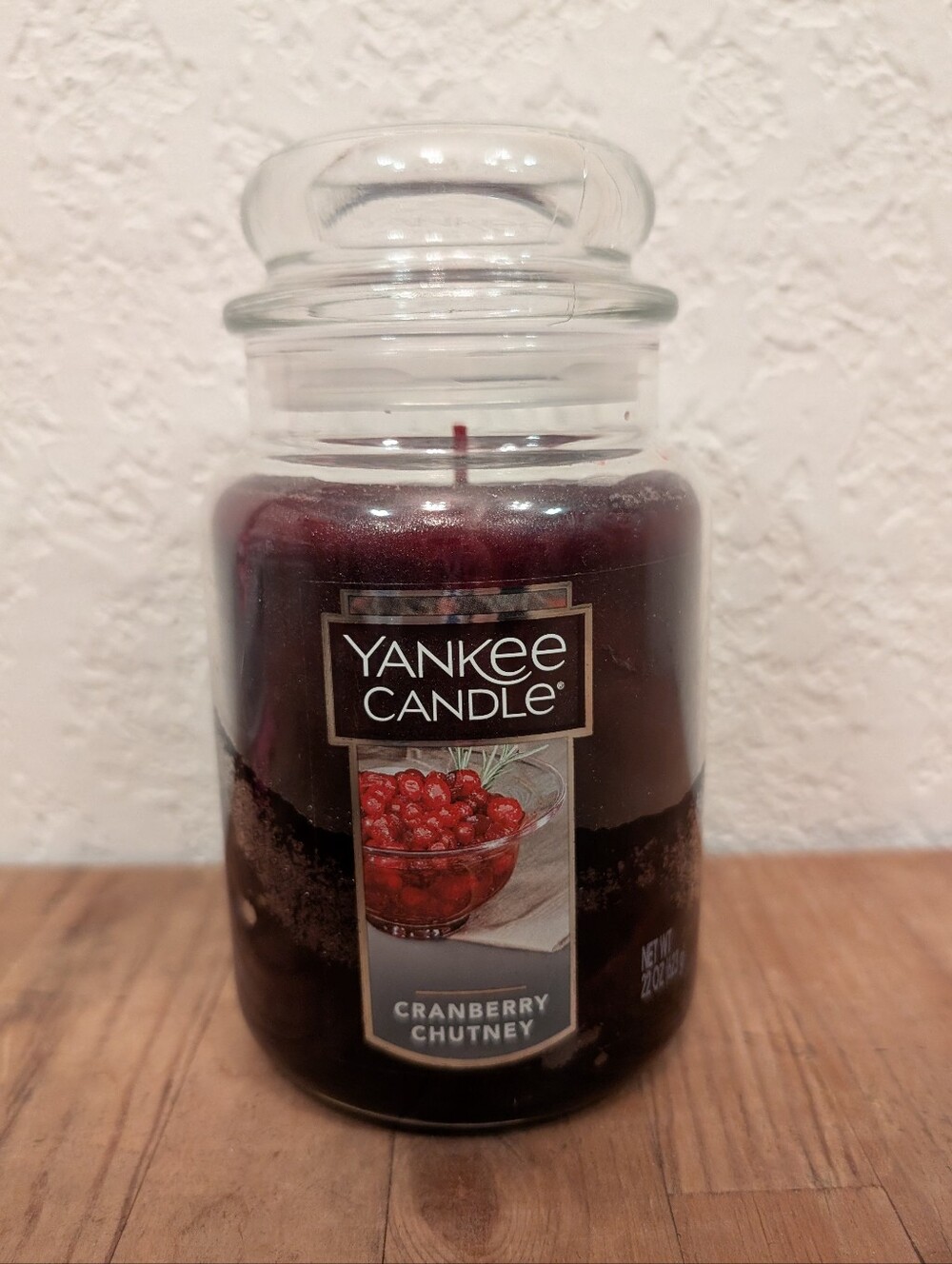 Yankee Candle Cranberry Chutney Classic Large Jar Candle NEW